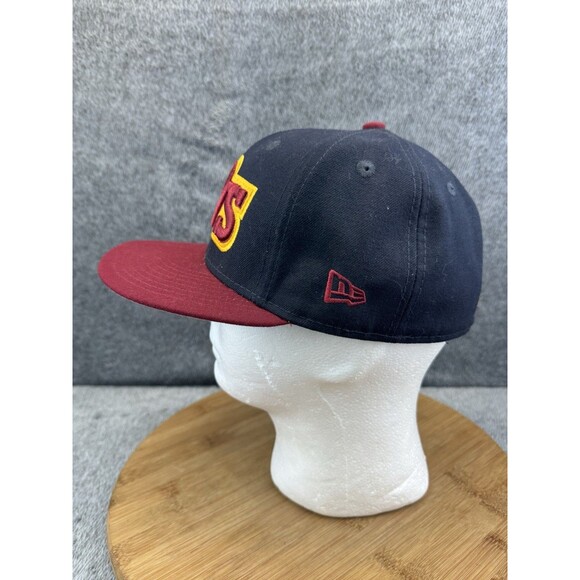 Cleveland Cavaliers Hat Cap Adult Fitted 7 1/8 Hardwood Classics New Era Blue - Picture 4 of 11